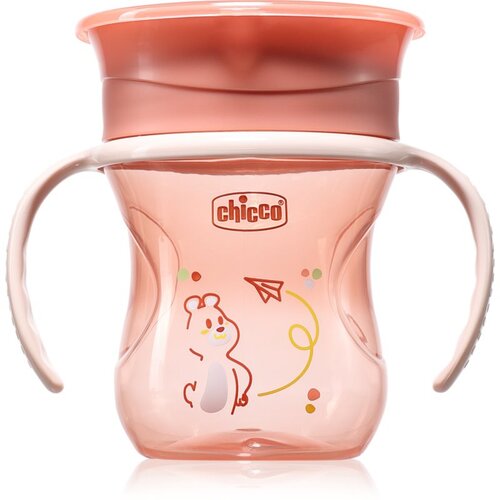 Chicco 360 Perfect X 12m+ otroški lonček z ročaji Pink 200 ml Cene
