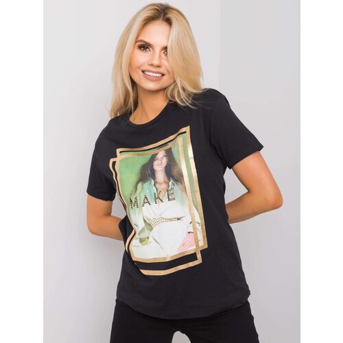 H&B T-shirt-HB-TS-3025.18P-black Cene