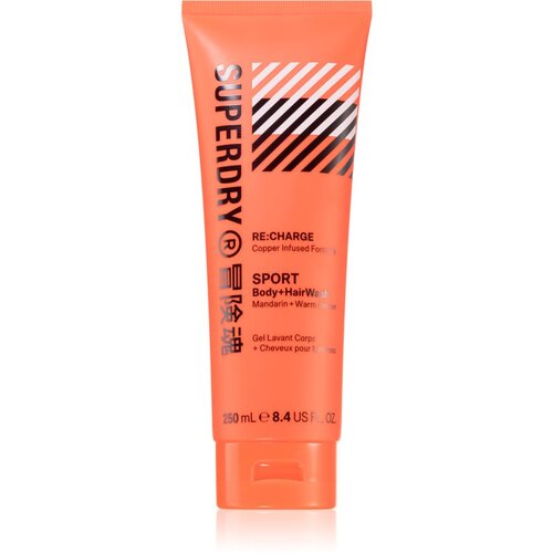 Superdry RE:charge gel za prhanje za telo in lase za moške 250 ml Cene