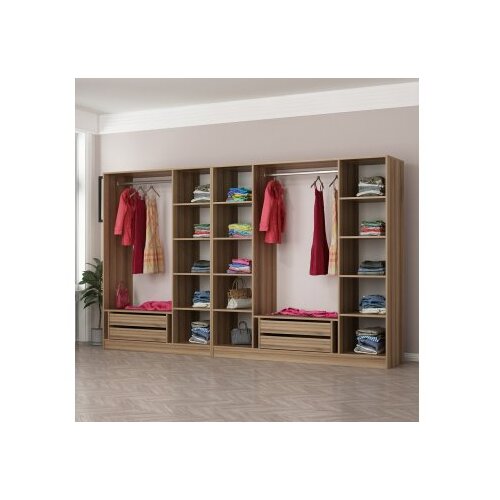 Hanah home Ormar Kale 315x210x52cm Siva Slike