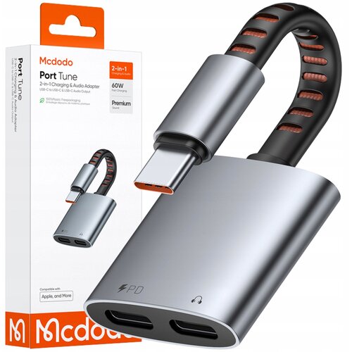 McDodo USB-C NA USB-C ADAPTERSKI KABEL 2X TIP C 2V1 OTG 60W, (5000261446) Cene