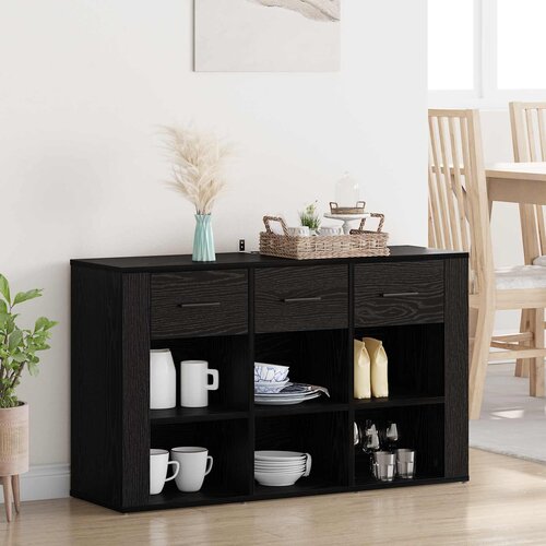  Kreveta Crni hrast 100 x 30 x 59,5 cm Konstruirano drvo Cene
