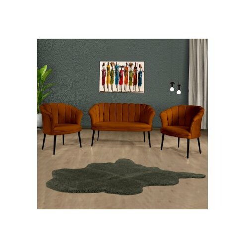 Atelier Del Sofa sofa i fotelja daisy black metal tile red Slike