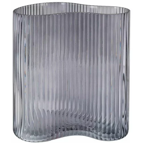 House Nordic Dekorativna vaza In Smoked Glass
