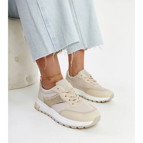Gemre Beige platform sneakers Lubna Cene