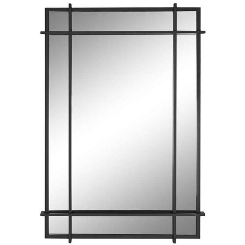  Zidno ogledalo Home ESPRIT Crna moderan 65 x 6 x 95 cm Cijene