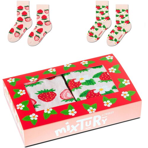 Kesi Set of children's socks Zooxy mixTURY Strawberry 2 pairs Slike