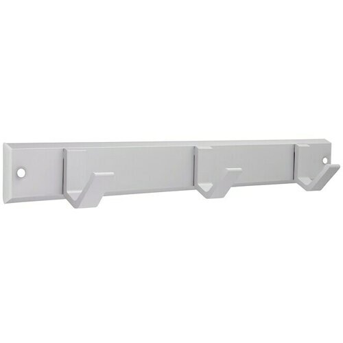 SIRO Garderobna letev (Do x Š x V: 332 x 44 x 47 mm, Število kaveljčkov: 3 kos, Srebrna, Aluminij) Cene