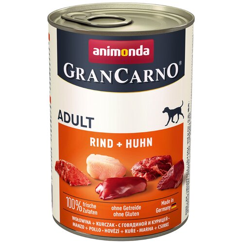 animonda GranCarno Original Adult 6 x 400 g - Govedina in piščanec Cene