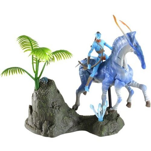 Disney Avatar 1 World of Pandora Tsu'tey and Direhorse Medium Deluxe Action Figure, (20499012) Cene