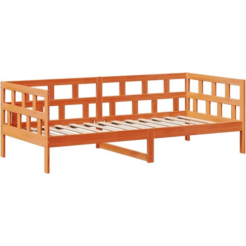 Dnevni krevet s krovom vo&amp;scaron;tano smeđi 80x200 cm masivna borovina Slike
