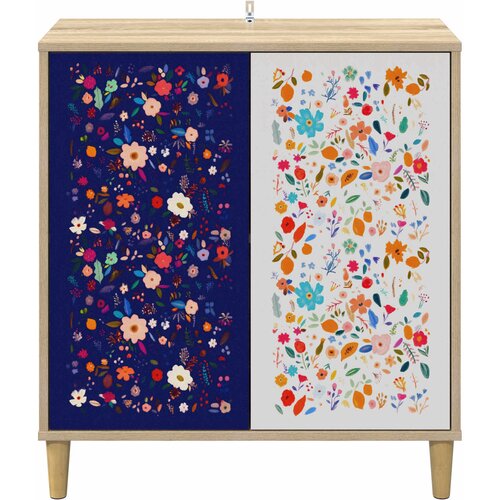  Kreveta MAINZ Sonoma 69 x 33 x 75 cm Konstruirano drvo Slike