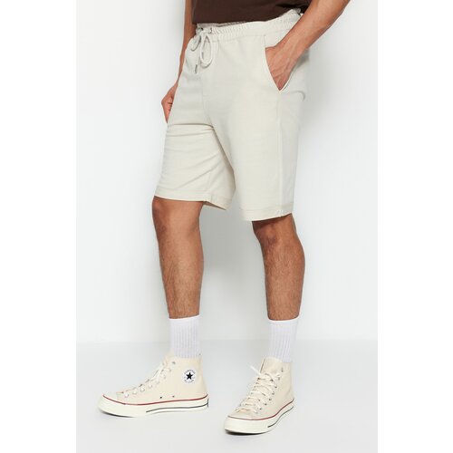 Trendyol Shorts - Gray - Normal Waist Cene