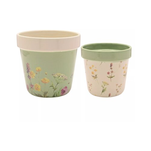 Widdop &amp;amp; Co. Country Living - Saksije set 2 - Country Living, Flowers Slike