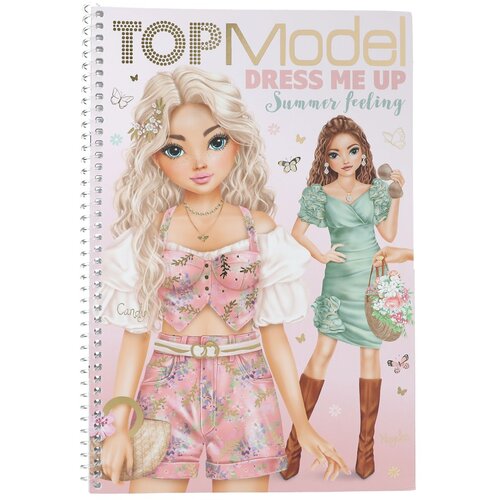 Top Model Dress Me Up veliki SUMMER FEELING, pobarvanka Slike