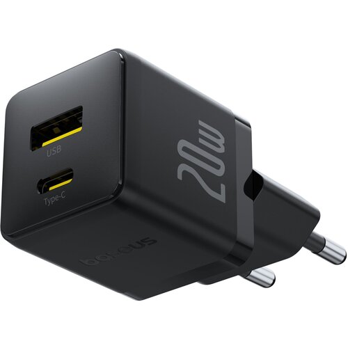 Baseus Palm USB und USB-C Ladegerät 20W EU Schwarz Cijene