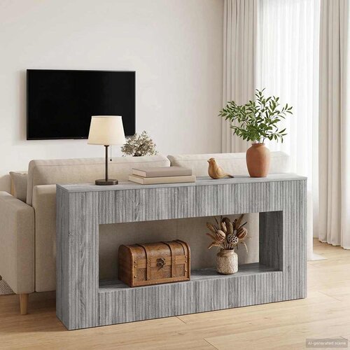  Konzolna stolica Prugasti Sivi Sonoma 155 x 29 x 74 cm Cijene