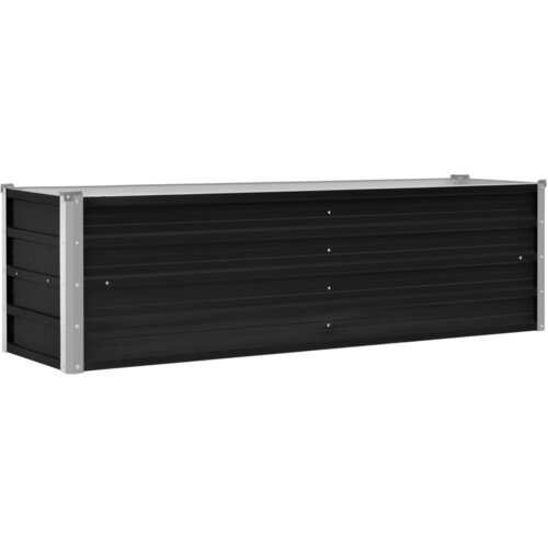 vidaXL Visoka greda antracitna 160x40x45 cm pocinkano jeklo Cene