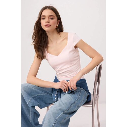 TRENDYOLMILLA Ženska bluza TWOSS24BZ00113, Roze Cene
