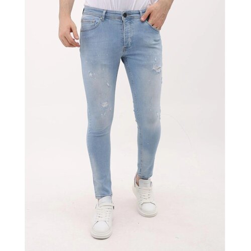 Mario Morato Kavbojke slim 154189751 Modra Slike