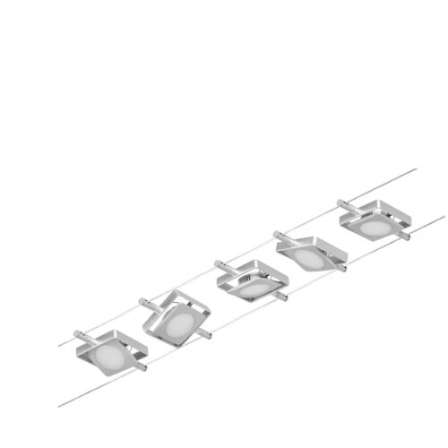 PAULMANN 94420 - SET 5xLED/4,5W Kompletan kablovski sistem MAC 230V mat hrom Slike