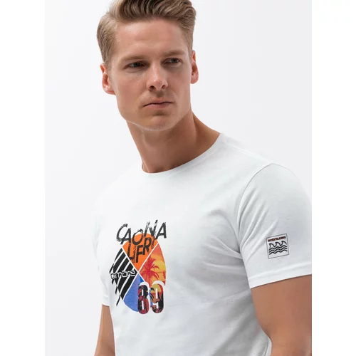 Ombre Men's printed cotton t-shirt