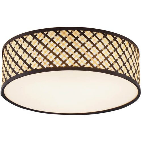 QAZQA Orientalska ratanska stropna svetilka s črno 40 cm - Tremmo Cene