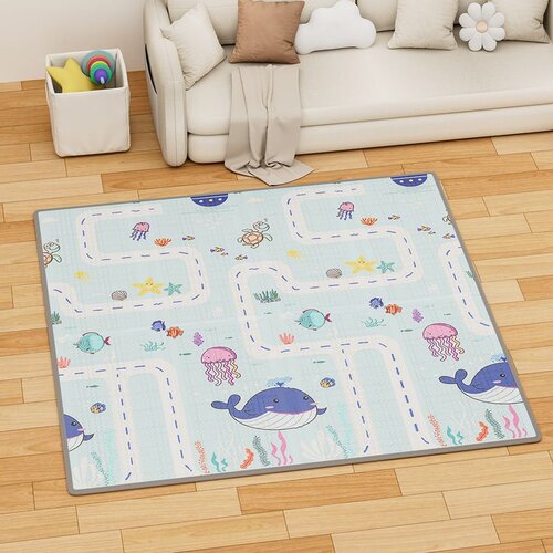 Bebe Stars BEBESTARS dvostrana podloga za igru, 145x145 cm Slike