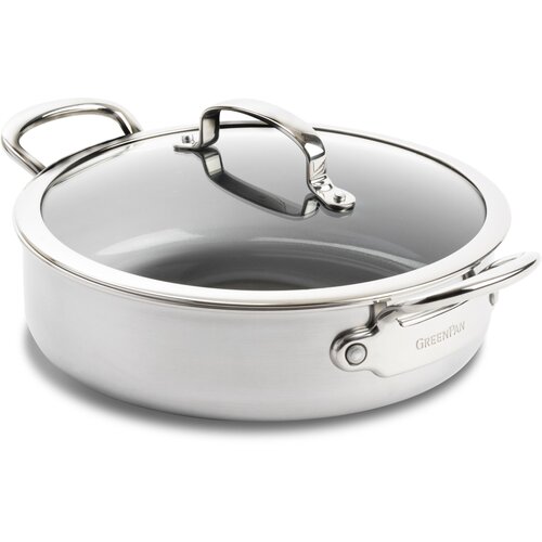 Greenpan Premiere Casserole 26 cm Stainless Steel Slike