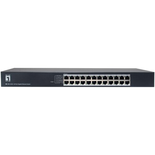  LevelOne GEU-2432 24-Port Gigabit Ethernet Switch, 4-Mode DIP Button, 19 Rackmount Unmanaged Switch Cijene