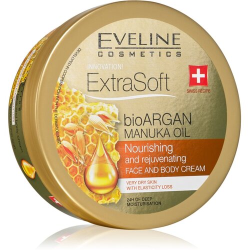 Eveline Cosmetics Extra Soft hidratantna krema za tijelo i lice s arganovim uljem 175 ml Cijene