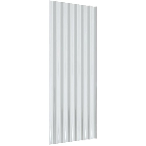  paneli 12 kom od pocinčanog čelika sivi 100x36 cm Slike