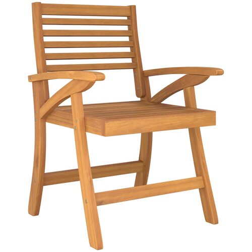  Vrtne stolice 2 kom 58 x 58 x 87 cm od masivnog bagremovog drva Slike