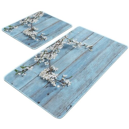 Mila Home Plave kupaonske prostirke u setu 2 kom 60x100 cm &ndash; Cijene
