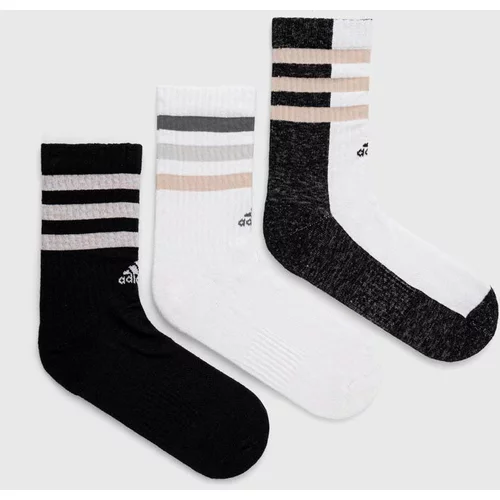 Adidas Čarape s dodatkom lana 3-pack boja: crna
