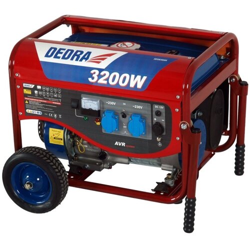 Dedra DEGB3600K engine-generator 2800 W 15 L Petrol Blue, Red Cijene
