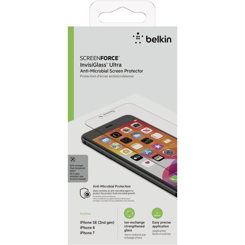 Belkin ScreenForce InvisiGl.Ult. iPhone6/6s/7/8/SE F8W883zz-AM Slike
