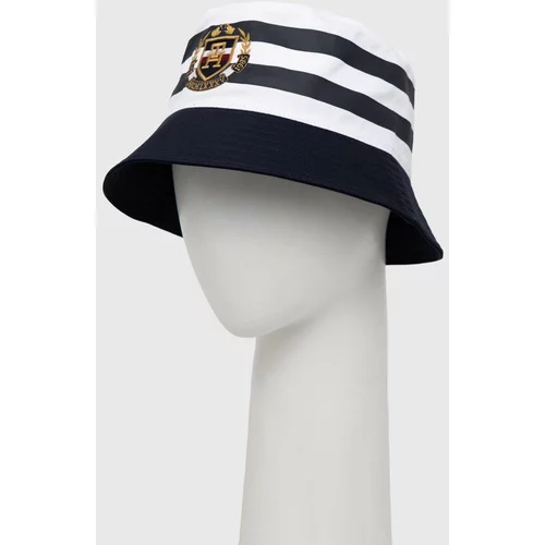 Tommy Hilfiger Pamučni šešir boja: tamno plava, pamučni