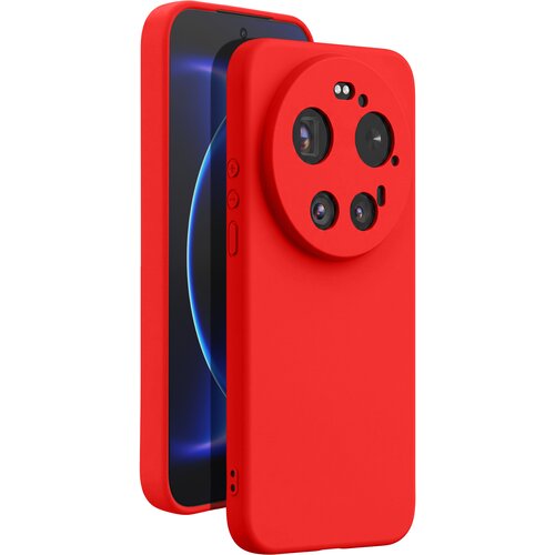 AVIZAR Silikonsko Ohišje Soft-Touch za Xiaomi 17 Ultra Serije Fast Cover, Rdeča, (5000274010) Cene