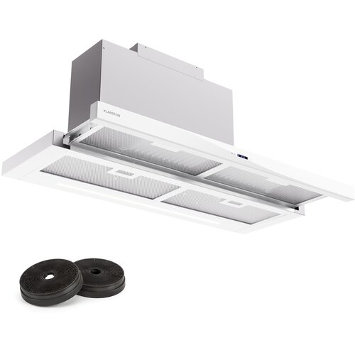 Klarstein Mariana Neo 90, ravna napa, 90 cm, 640 m³/h, odvod zraka, LED Cene
