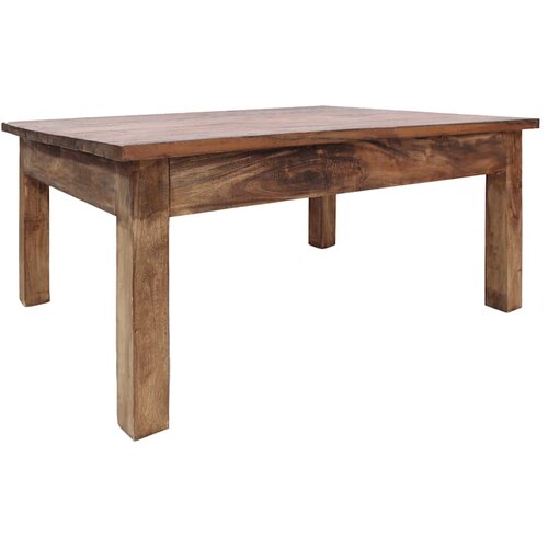 VidaXL Stolić za kavu od masivnog drva mahagonija 96 x 73 x 45 cm Slike