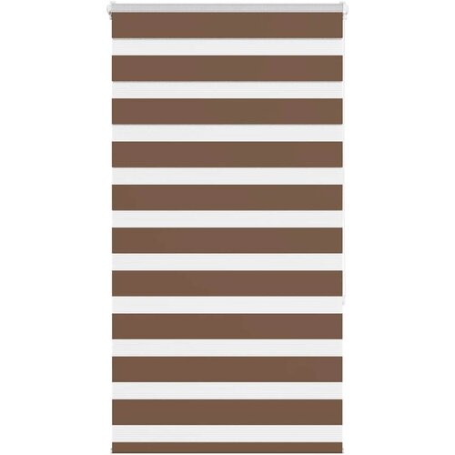 vidaXL Zavjesa zebra smeđa 90x150 cm širina tkanine 85,9 cm poliester Cene