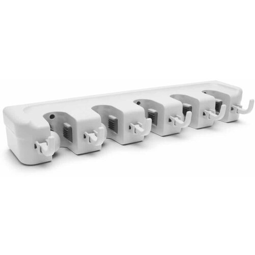 Handy Univerzalni PVC stenski nosilec 5 mest + 6 obe&scaron;alnikov siv ali črn, (20763862) Cene