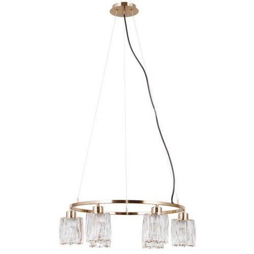  ITALUX PND-40814-6-HBR - Luster na sajli SIMONA 6xE14/40W/230V zlatni Cene
