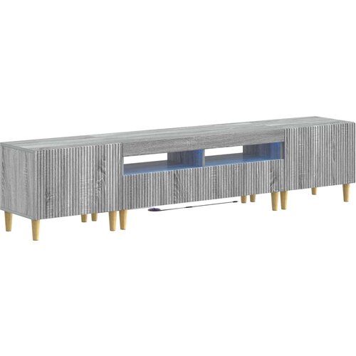  5-dijelni LED TV ormarić Siva Sonoma Konstruirano drvo Cene