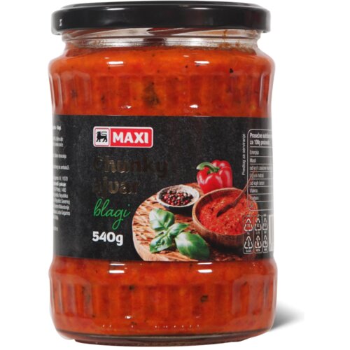 Maxi Ajvar Chunky blagi 540g Cene