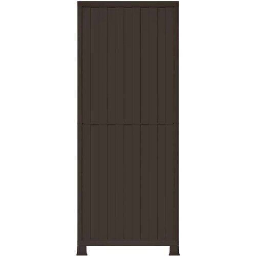 VidaXL Plastični ormarić 68 x 39 x 171,5 cm dizajn ratana Slike