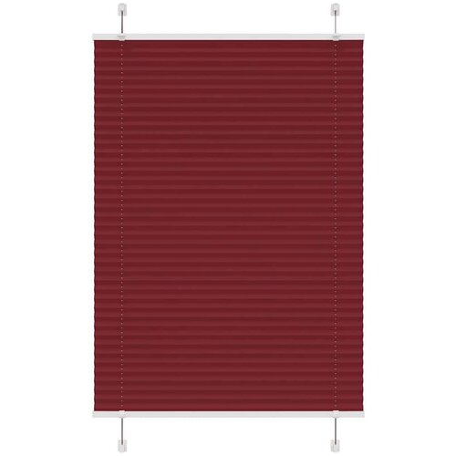  Plisirana roleta Bordeaux crvena 85x150 cm &amp;Scaron;irina tkanine Slike