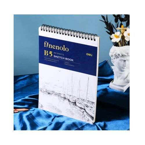 Blok ZA CRTANJE DELI Sketch book, B5, 40 lista, 100g EN025 Cene