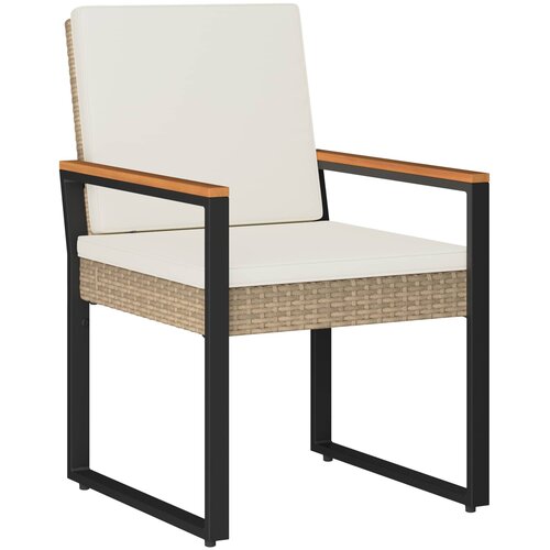  Set vanjskog namje&amp;scaron;taja 4 pcs Bež i krem bijela poliratan Slike